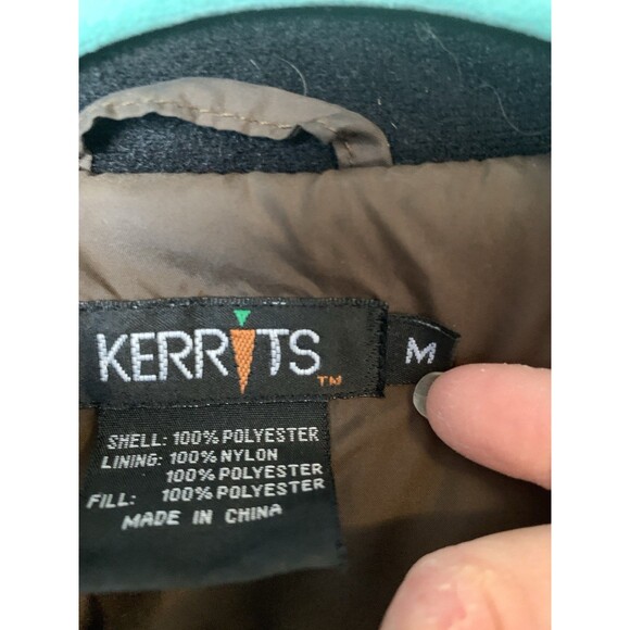 Kerrits Equestrian Brown Quilted Riding Jacket Womans Size Medium Stablemate Zip - Picture 5 of 10